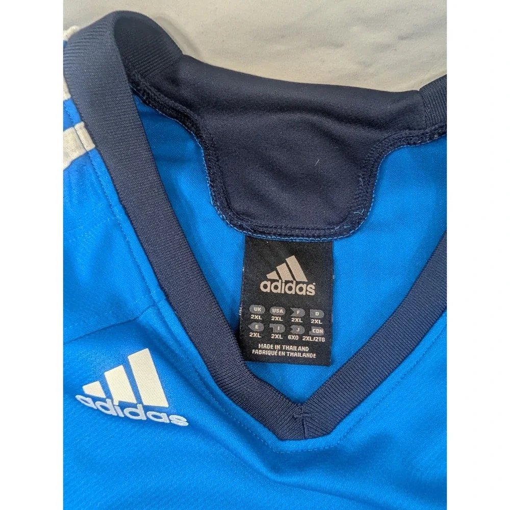 Dallas Mavericks Dazzle Back Goalie Style adidas  Size XXL Pullover Short 2XL